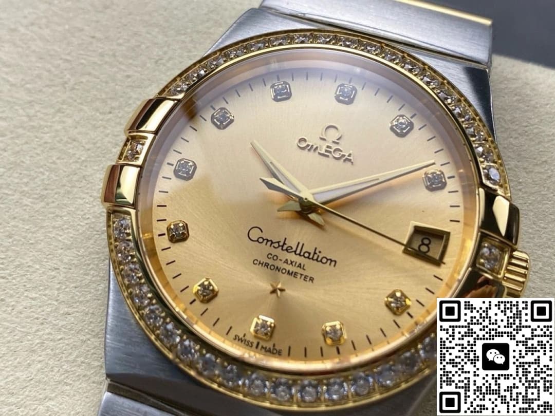Omega Constellation 123.25.38.21.58.001 M+ Factory Diamond Dial
