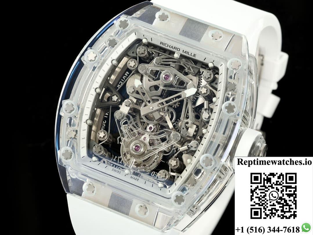 Richard Miller RM56-02 RM Factory Tourbillon White Strap