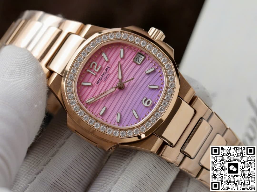 Patek Philippe Nautilus 7010R GR Factory Diamond Bezel