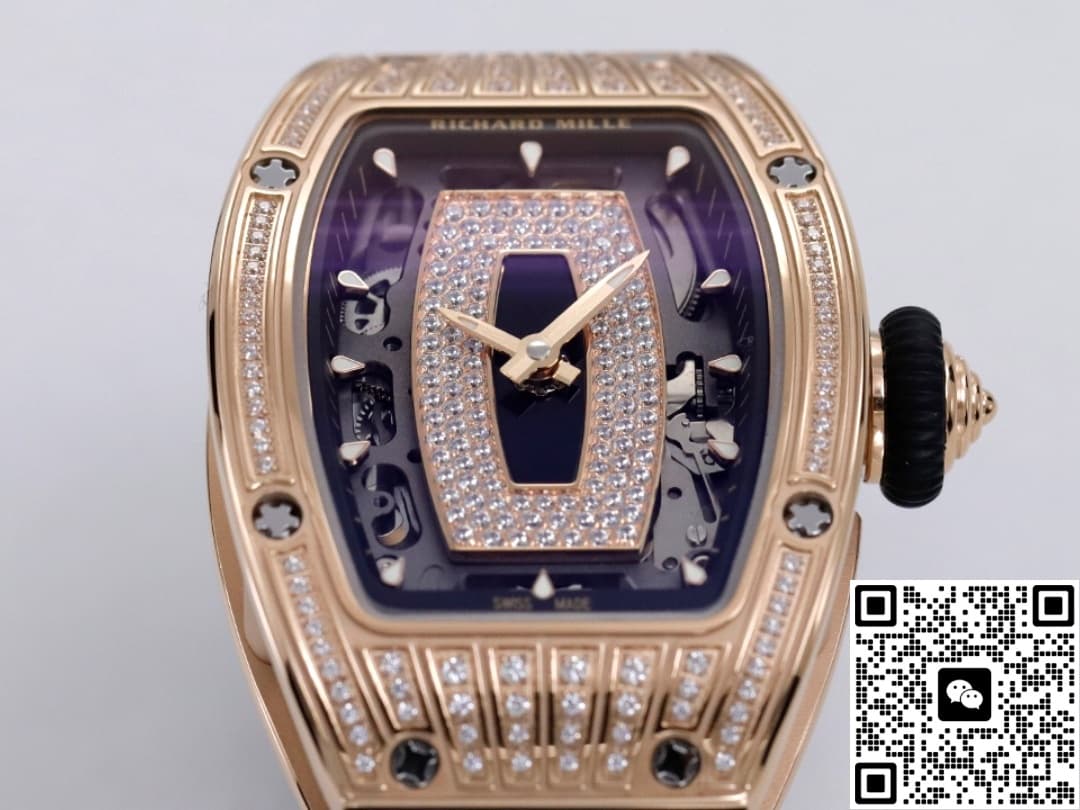 Richard Miller Ladies RM07-01 ZF Factory diamond case