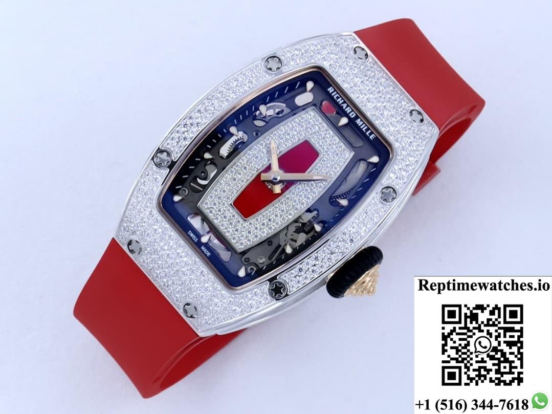 Richard Miller Ladies RM07-01 ZF Factory Rose Gold color Crown