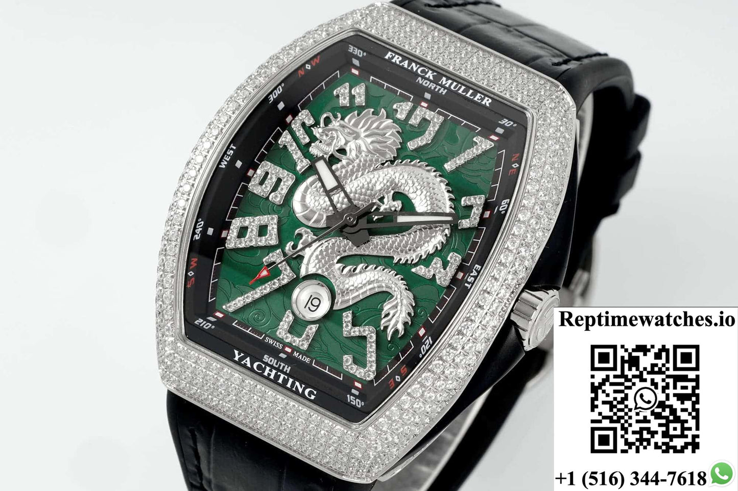 Franck Muller Vanguard ABF factory green dial