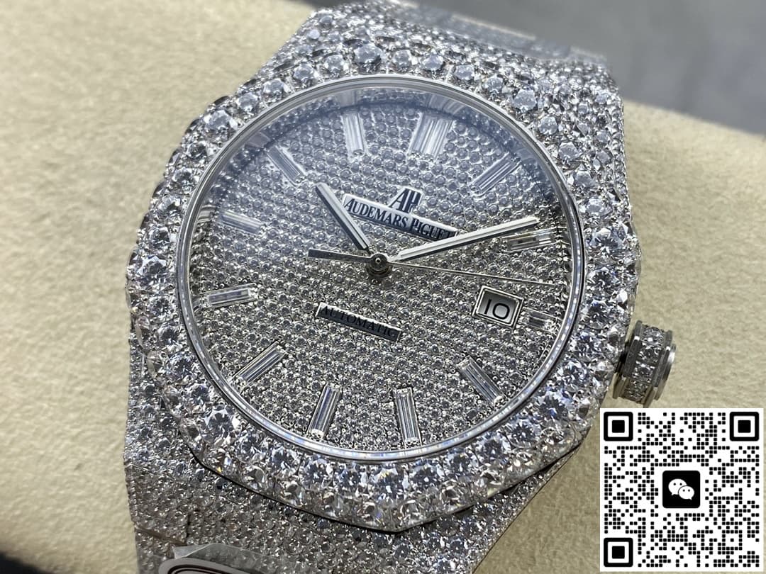 Audemars Piguet Royal Oak 15400ST.011 AMG Factory Diamond Bezel