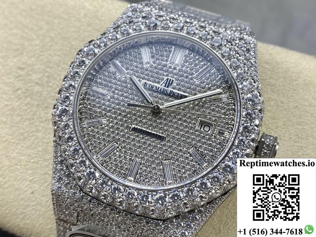 Audemars Piguet Royal Oak 15400ST.011 AMG Factory Diamond Bezel