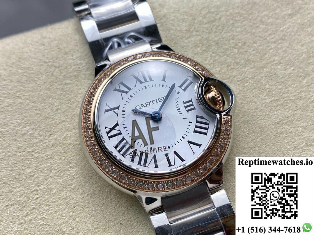 Cartier Blue Balloon WE902079 AF Factory silver-white dial