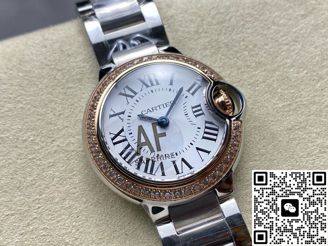 Cartier Blue Balloon WE902079 AF Factory silver-white dial