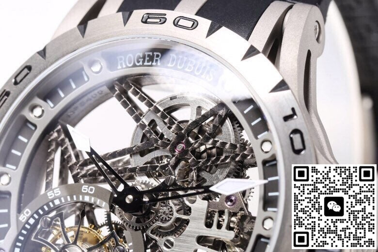 Roger Dubuis Excalibur RDDBEX0479 NEW Factory Tourbillon Titanium Bezel