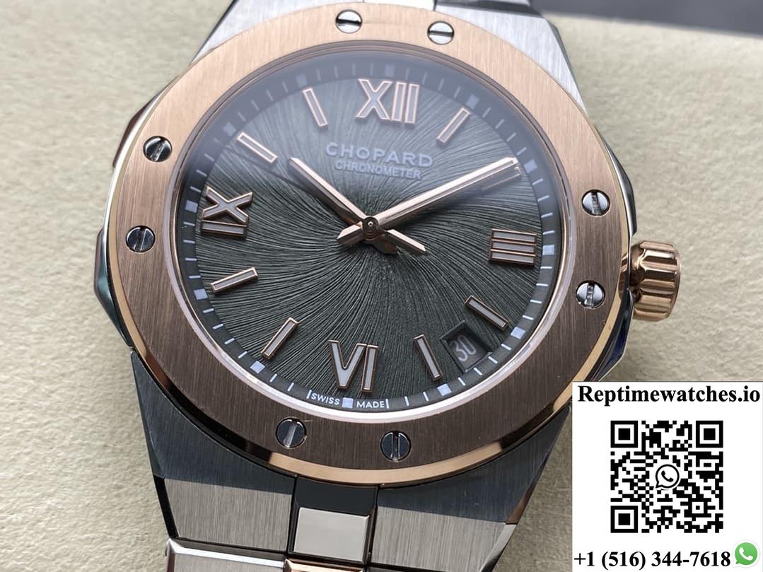 Chopard Snow Mountain Pride 298600-6001 GH factory gold strap