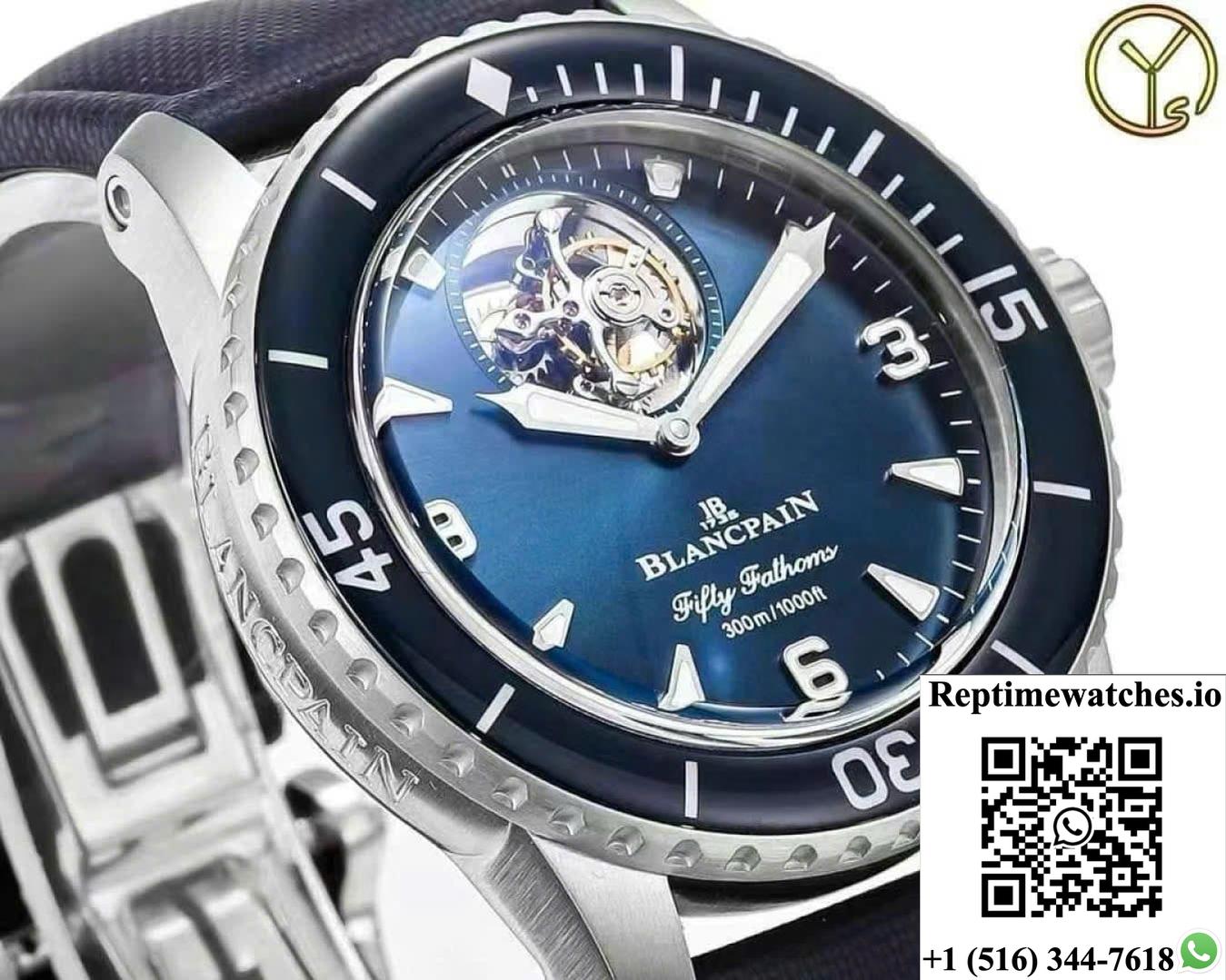 Blancpain Fifty Fathoms 5025-12B40-O52B YS Factory Tourbillon