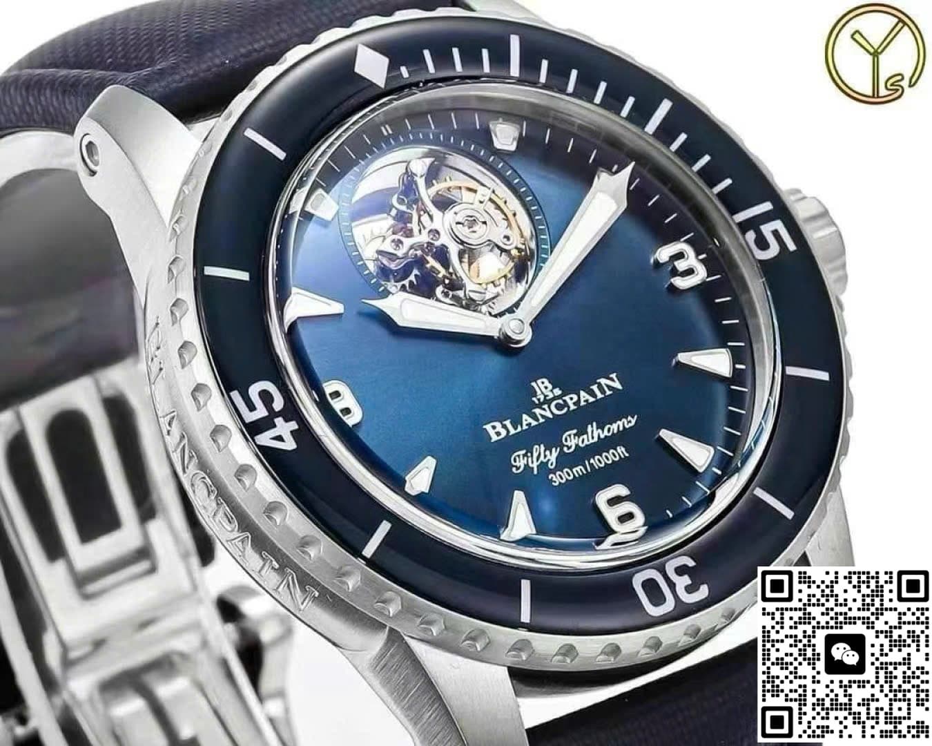 Blancpain Fifty Fathoms 5025-12B40-O52B YS Factory Tourbillon