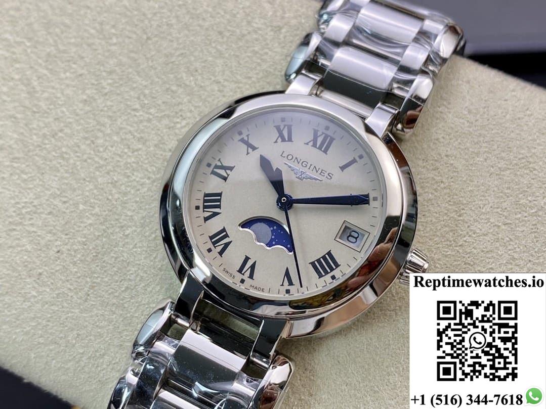 Longines Elegant L8.116.4.71.6 GS Factory Stainless Steel Bezel