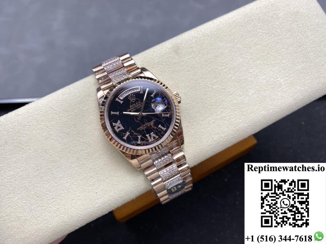 Rolex Day-Date M128235-0042 8+ Factory Date Display