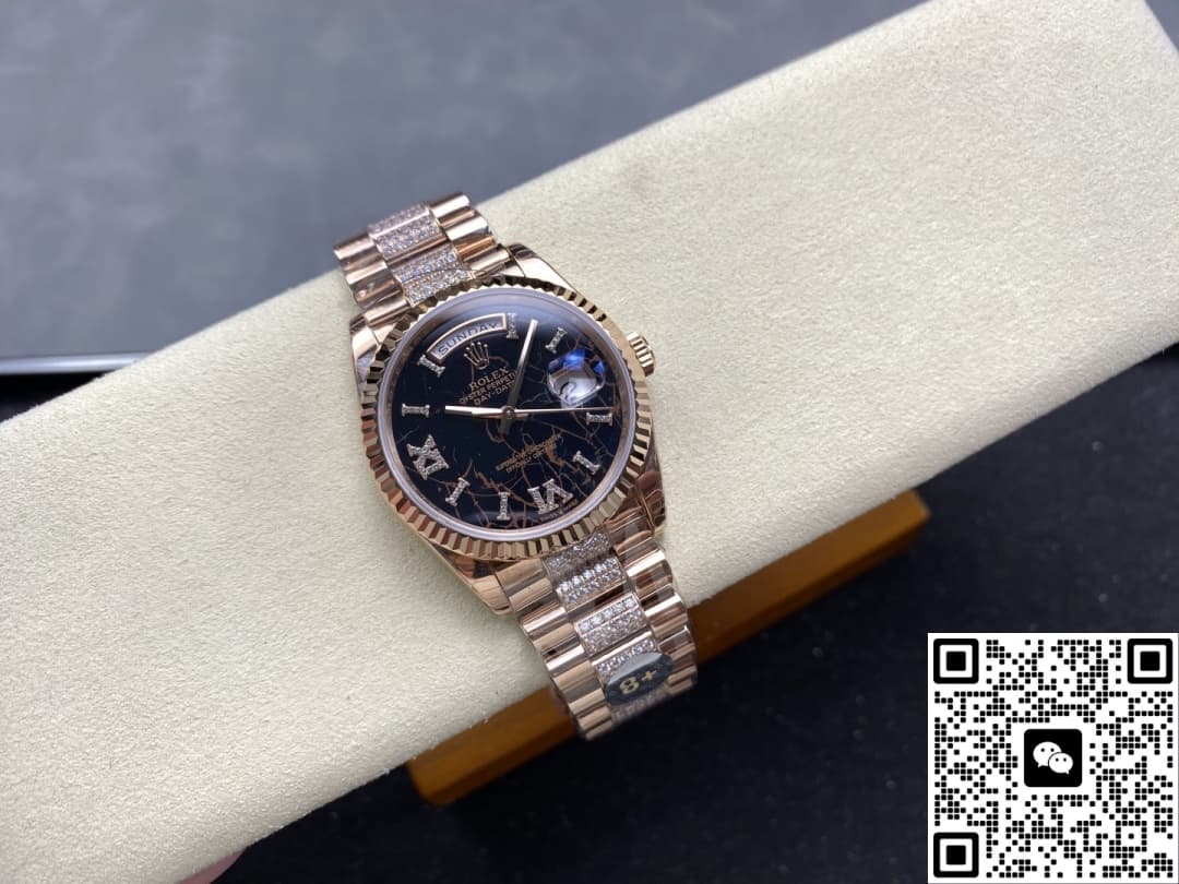 Rolex Day-Date M128235-0042 8+ Factory Date Display