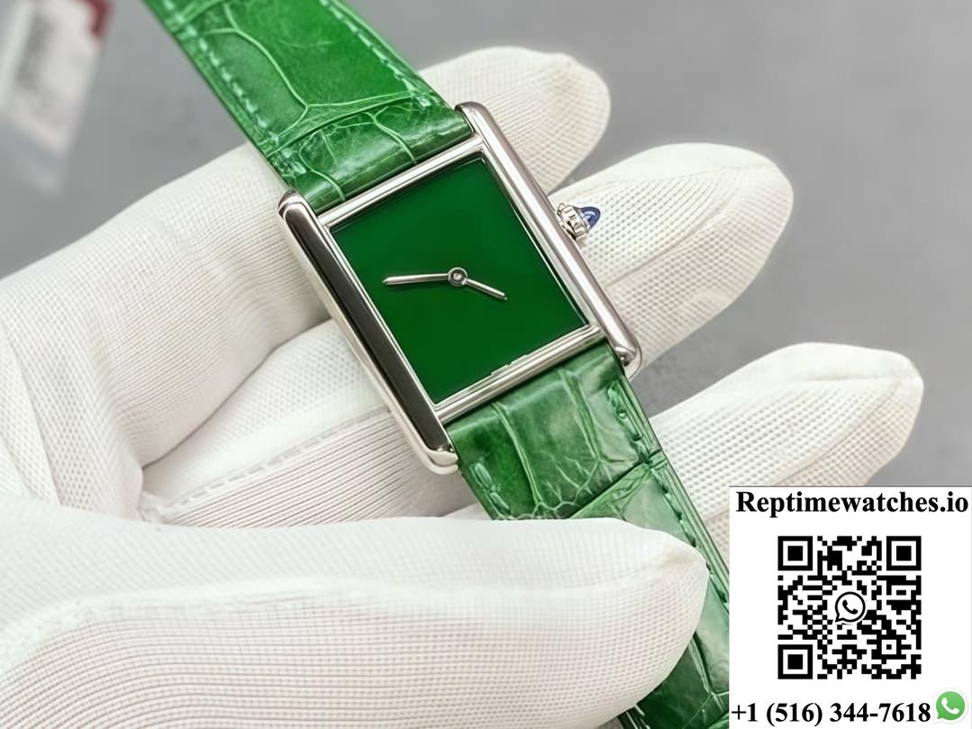 Cartier Tank WSTA0056 F1 Factory Stainless Steel Bezel