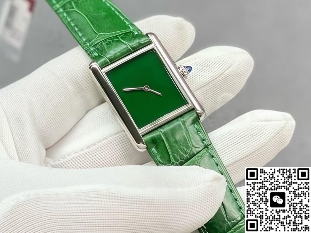 Cartier Tank WSTA0056 F1 Factory Stainless Steel Bezel