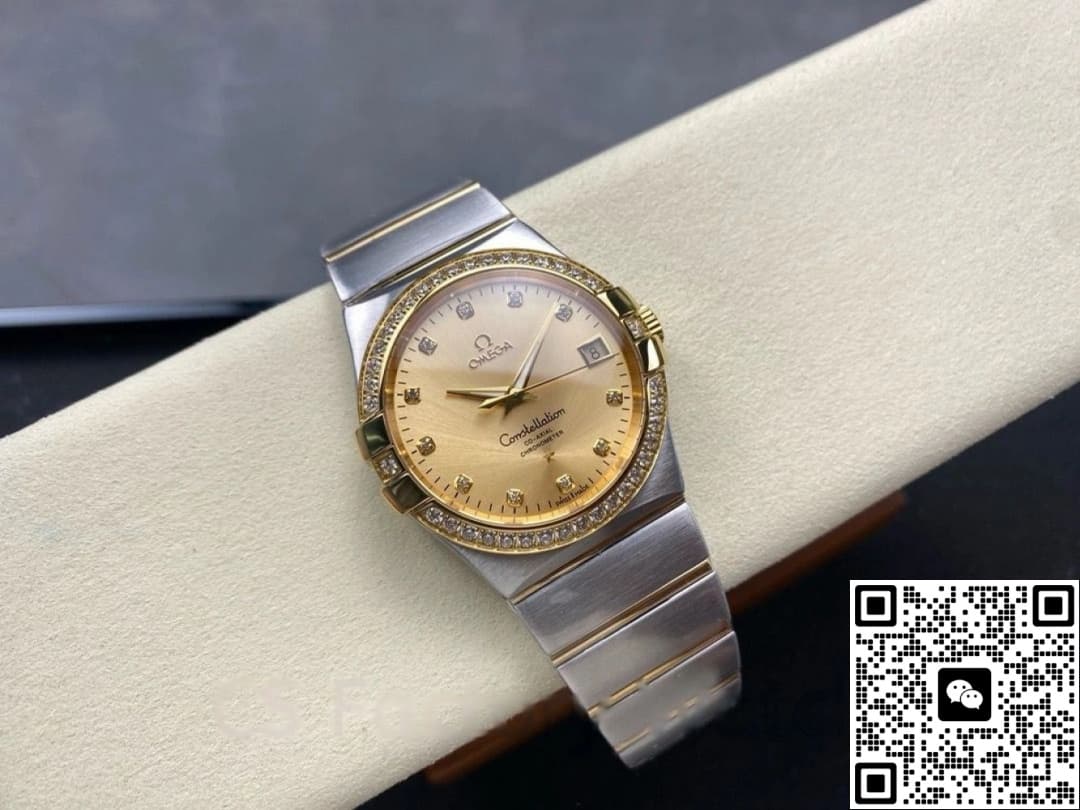Omega Constellation 123.25.38.21.58.001 M+ Factory Diamond Dial