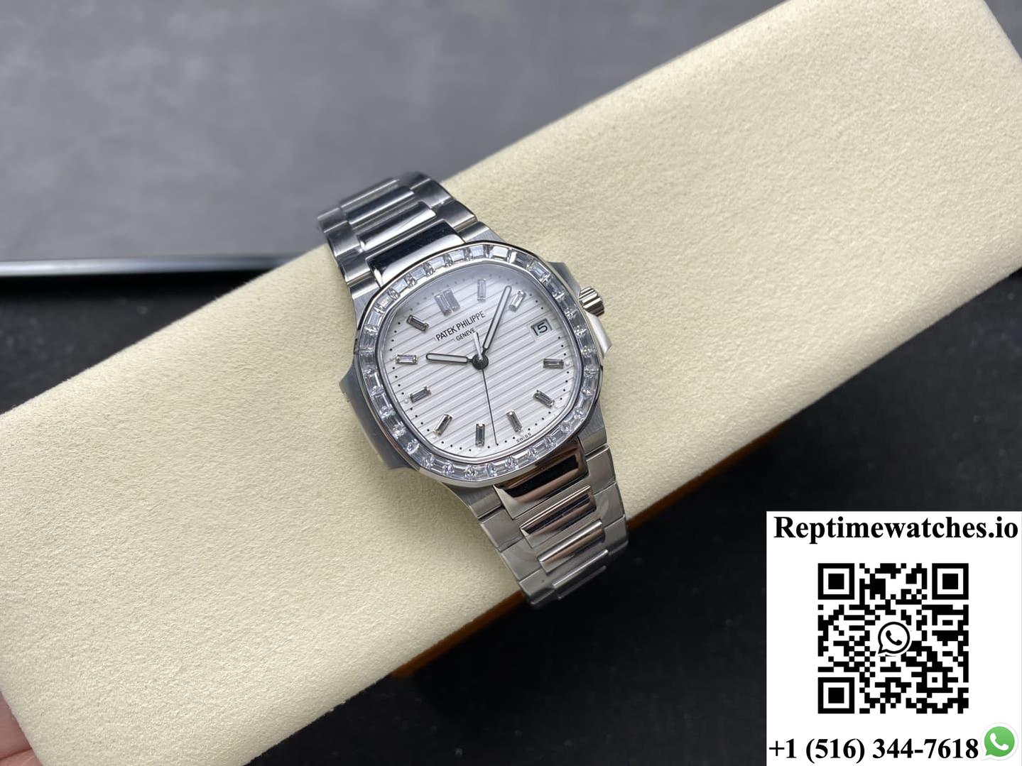 Patek Philippe Nautilus 5711 GR Factory Diamond Bezel