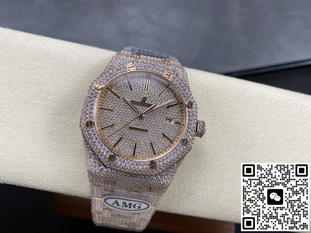 Audemars Piguet Royal Oak 15400OR.023 AMG Factory Diamond Bezel