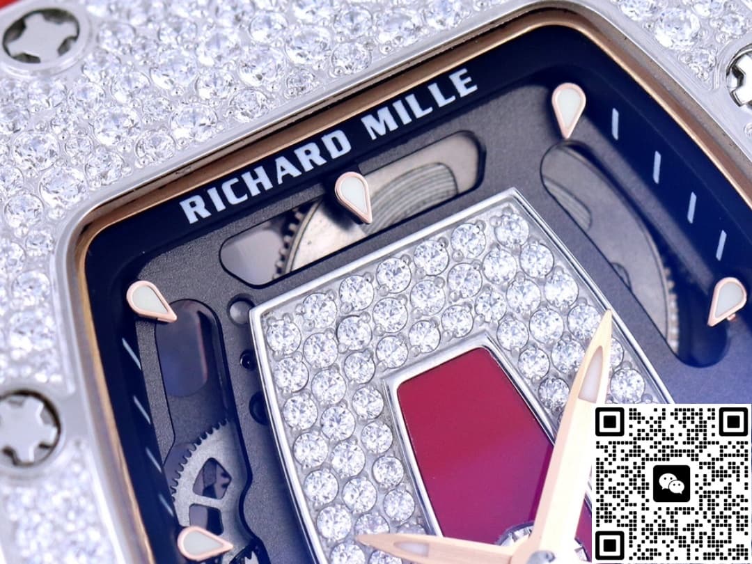 Richard Miller Ladies RM07-01 ZF Factory Rose Gold color Crown