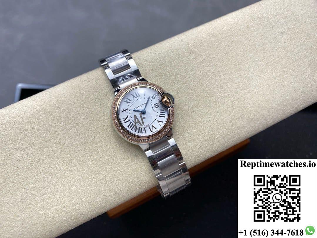 Cartier Blue Balloon WE902079 AF Factory silver-white dial