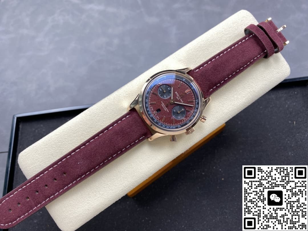 Breitling Premier RB01181A1Q1X1 BLS factory stainless steel bezel