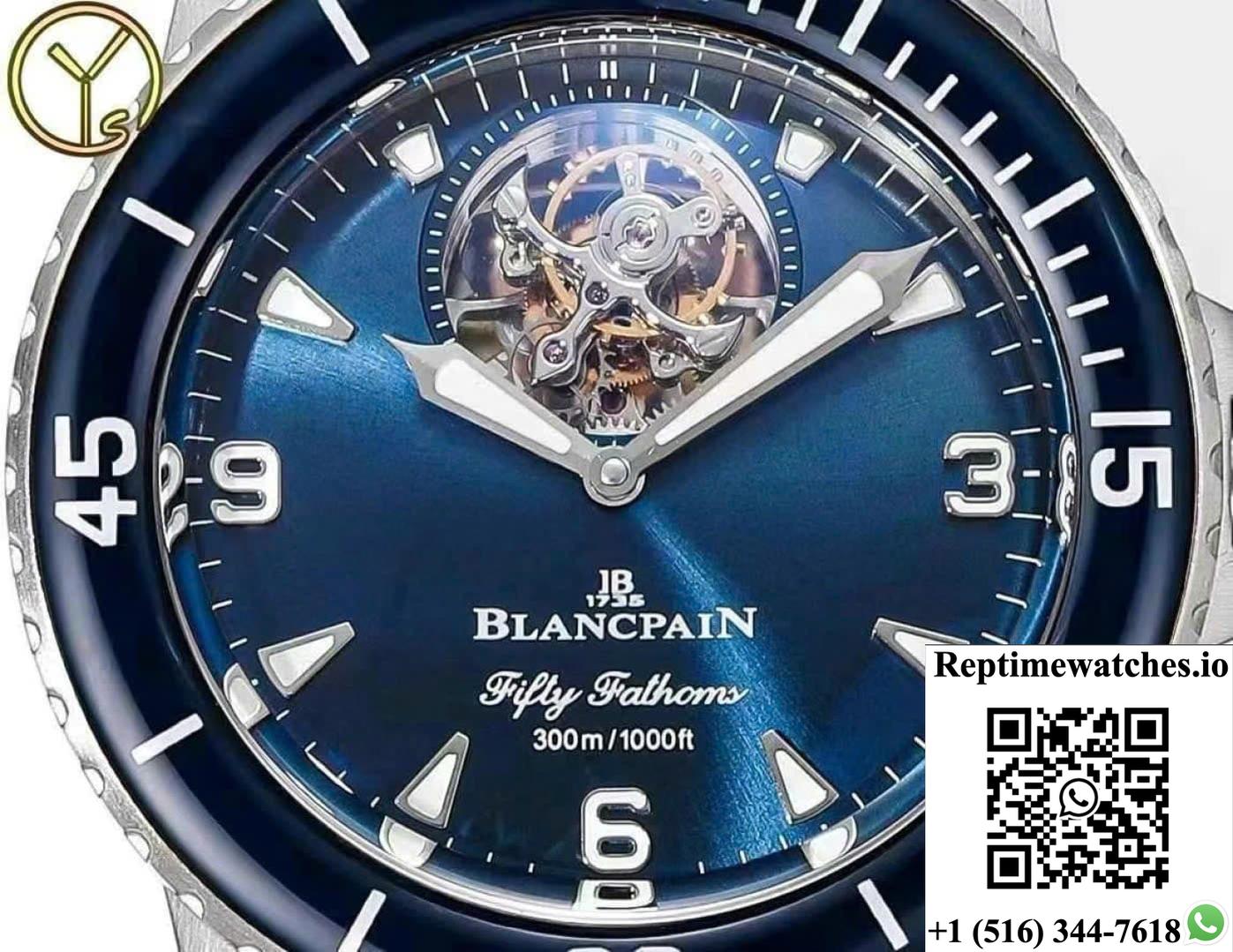 Blancpain Fifty Fathoms 5025-12B40-O52B YS Factory Tourbillon