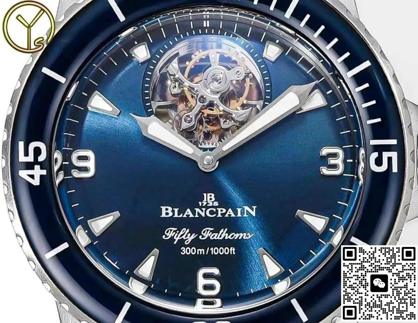 Blancpain Fifty Fathoms 5025-12B40-O52B YS Factory Tourbillon