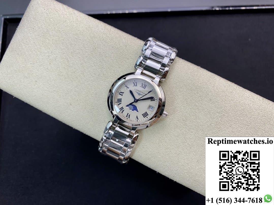 Longines Elegant L8.116.4.71.6 GS Factory Stainless Steel Bezel
