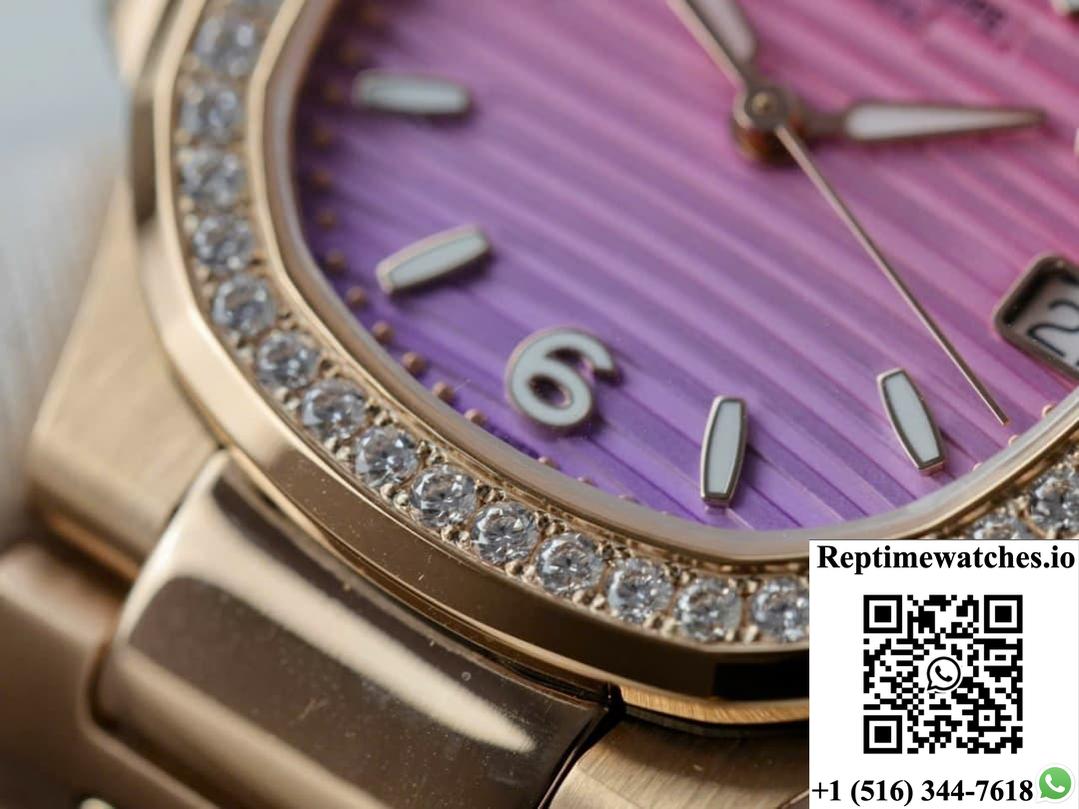 Patek Philippe Nautilus 7010R GR Factory Diamond Bezel
