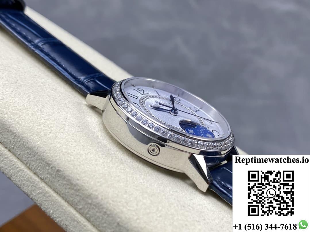 Jaeger-LeCoultre Rendez-Vous 357843J OMF Factory Alligator Leather Strap