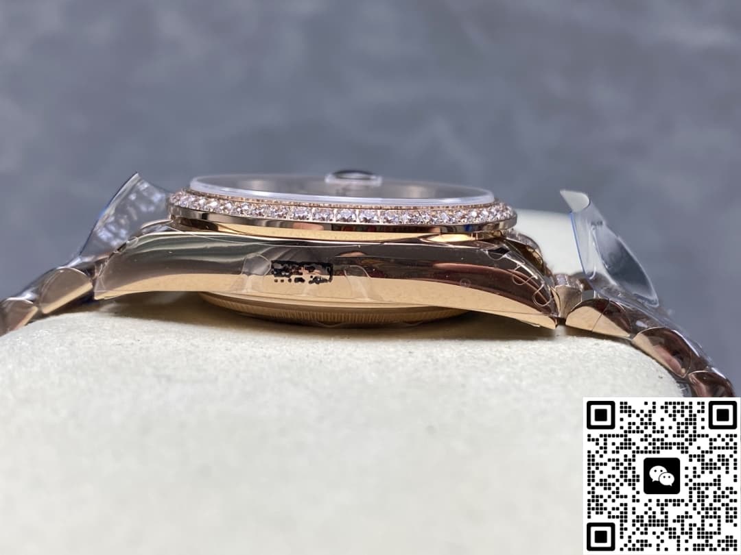 Rolex Day-Date M128345rbr-0045 8+ Factory Diamond Bezel