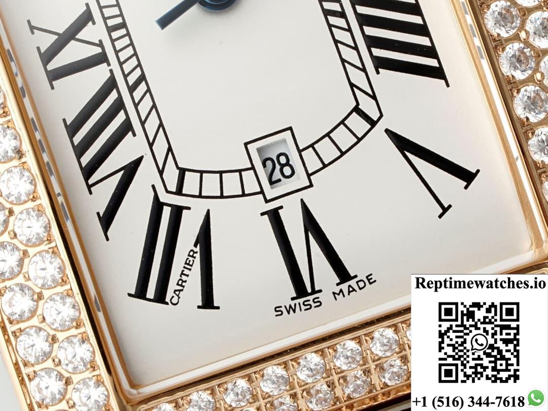 Cartier Tank WJTA0030 AF Factory Diamond Case