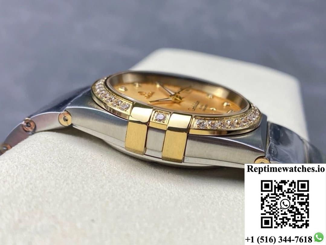 Omega Constellation 123.25.38.21.58.001 M+ Factory Diamond Dial