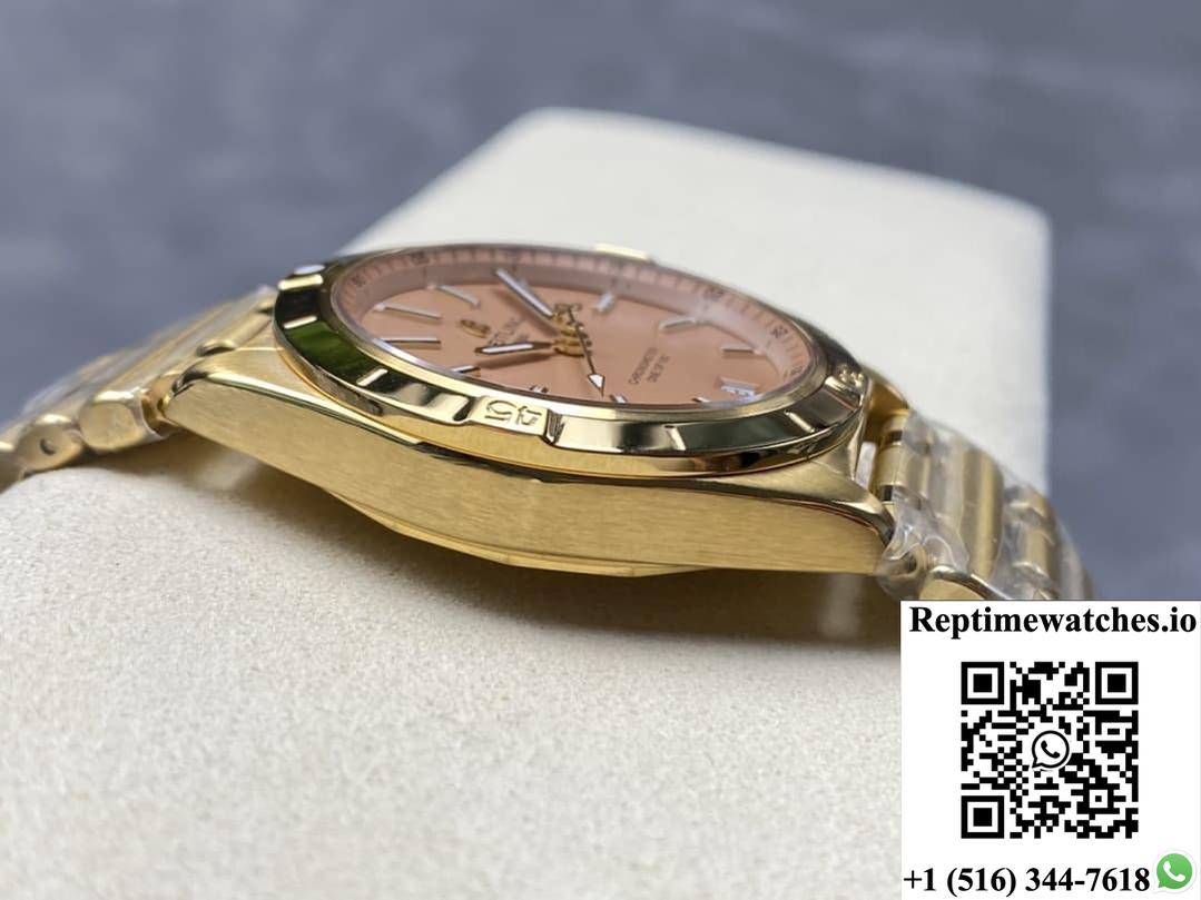 Breitling Chronomat K103801A1A1K1 BLS factory gold color crown