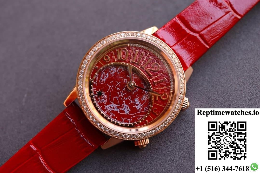 Jaeger-Lecoultre Rendez-Vous 3482560 Cc Factory Red Dial-Rep Time Watches