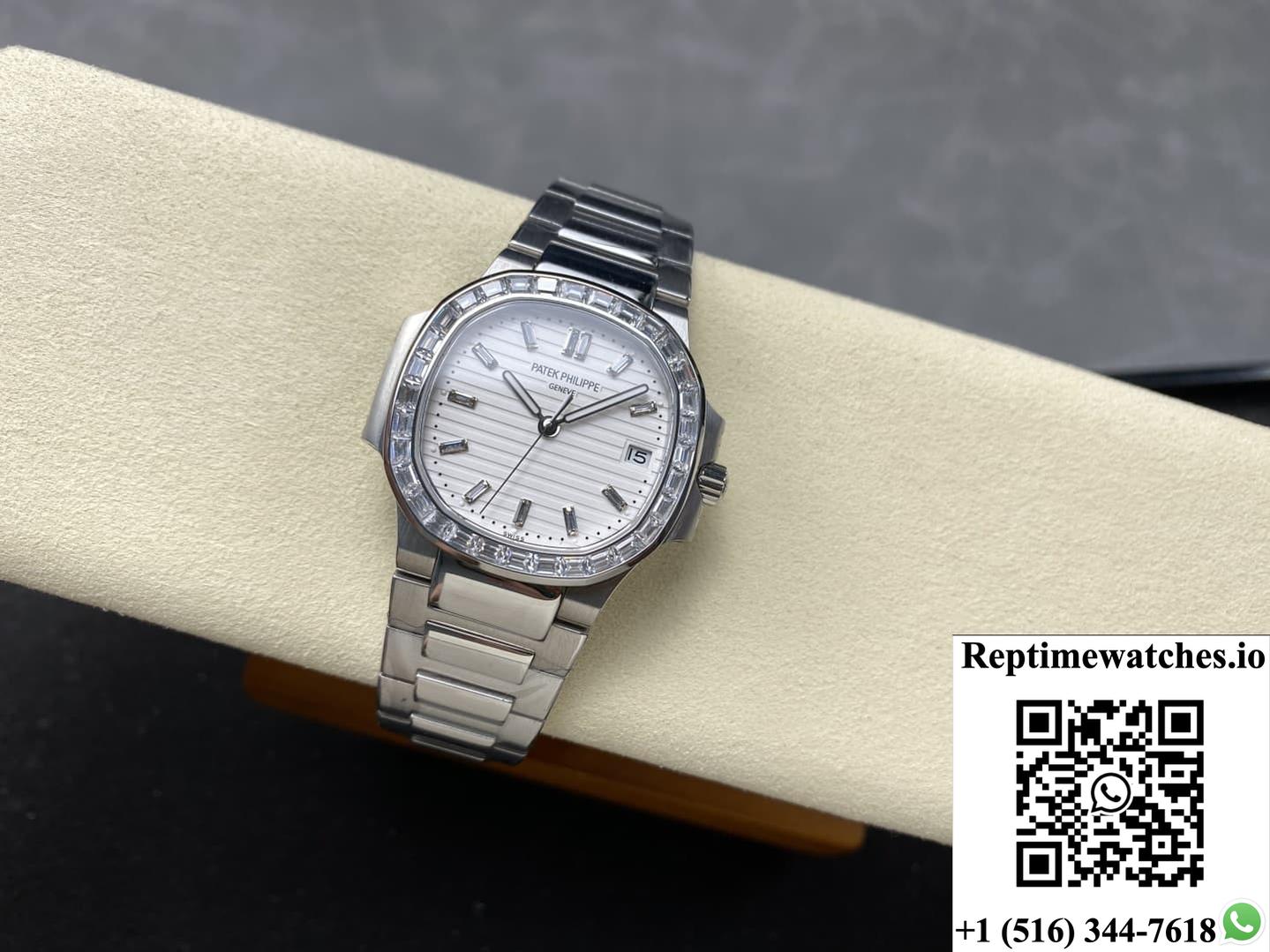Patek Philippe Nautilus 5711 GR Factory Diamond Bezel