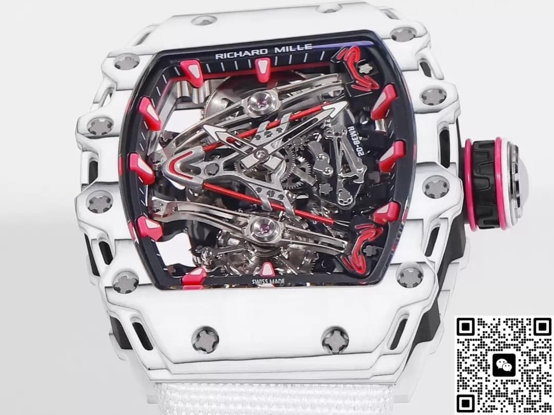 Richard Miller Men’s RM38-02 RM Factory Carbon Fiber Bezel