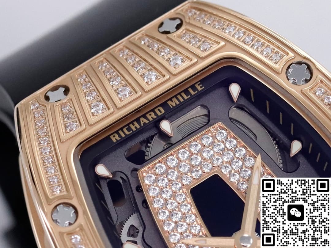 Richard Miller Ladies RM07-01 ZF Factory diamond case