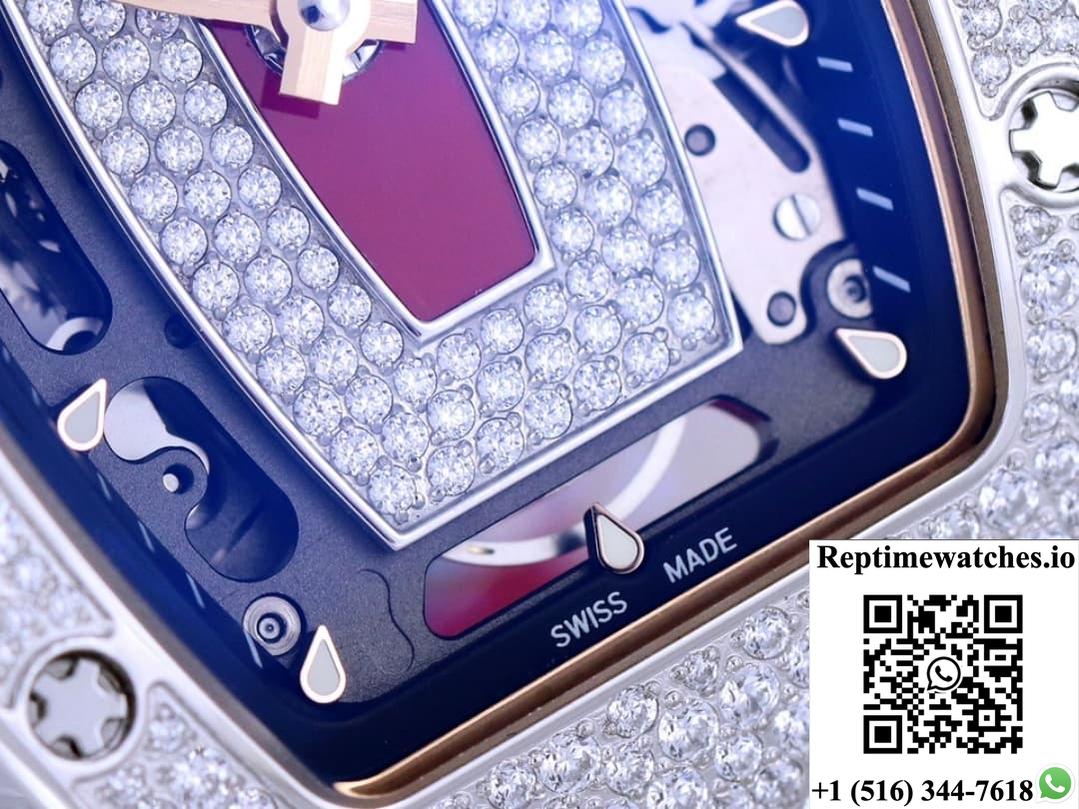 Richard Miller Ladies RM07-01 ZF Factory Rose Gold color Crown