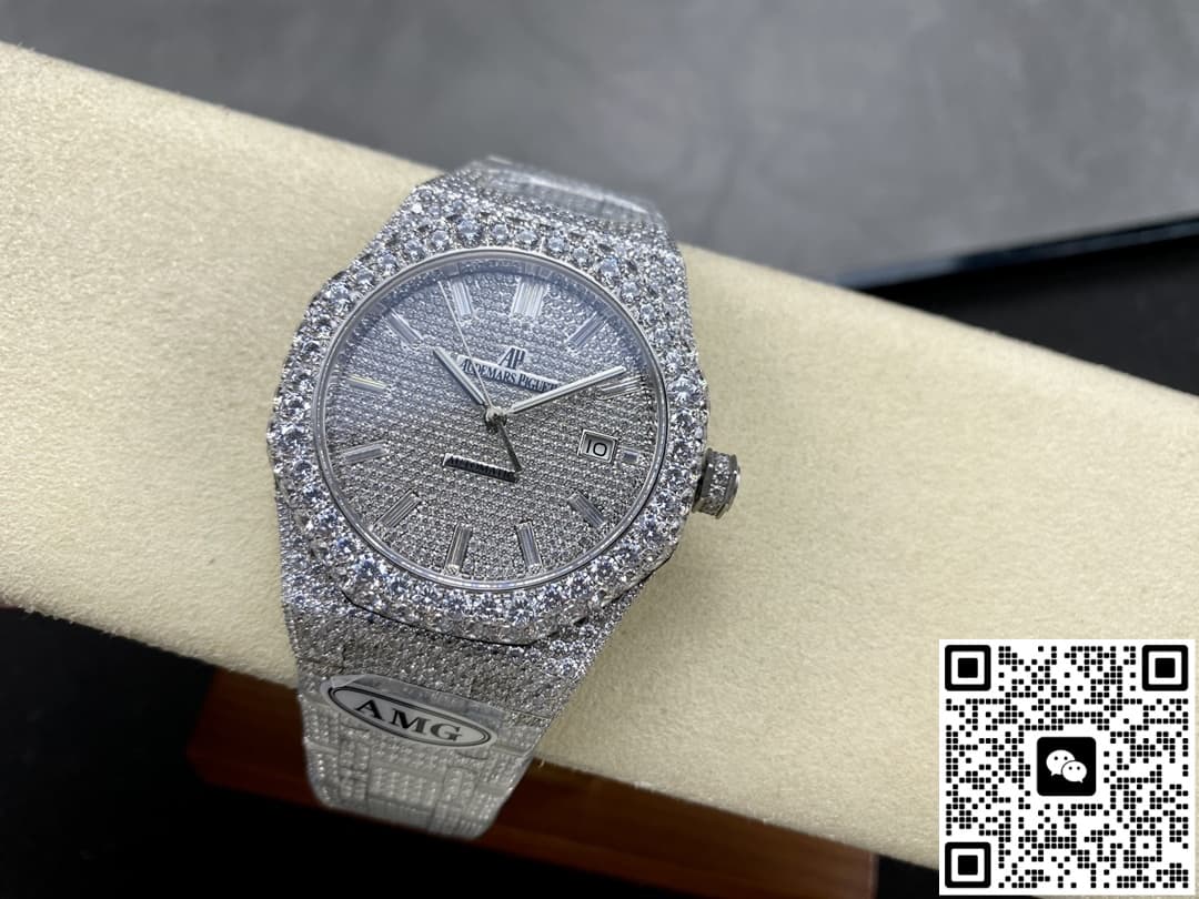 Audemars Piguet Royal Oak 15400ST.011 AMG Factory Diamond Bezel