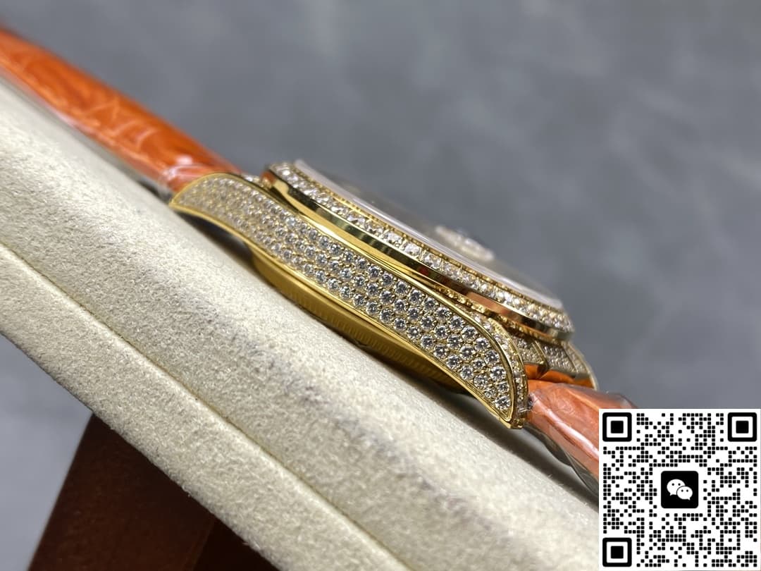 Rolex Oyster Perpetual M128158RBR-0002 8+ Factory Alligator Leather Strap