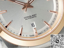 Longines Concas L3.320.5.72.6 AF Factory Bar Hour Markers