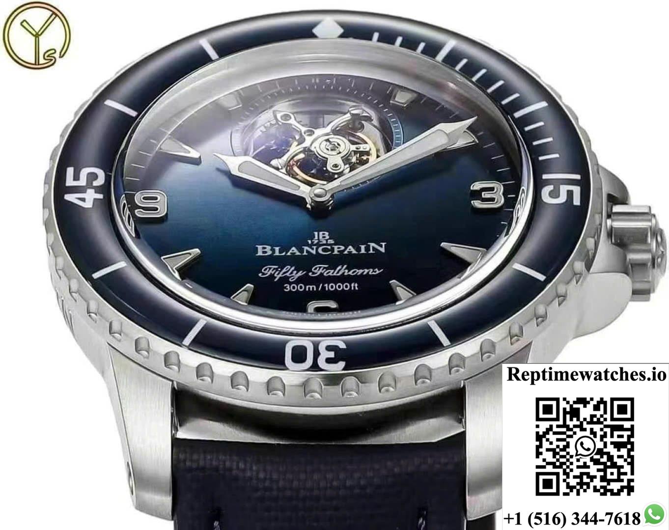 Blancpain Fifty Fathoms 5025-12B40-O52B YS Factory Tourbillon