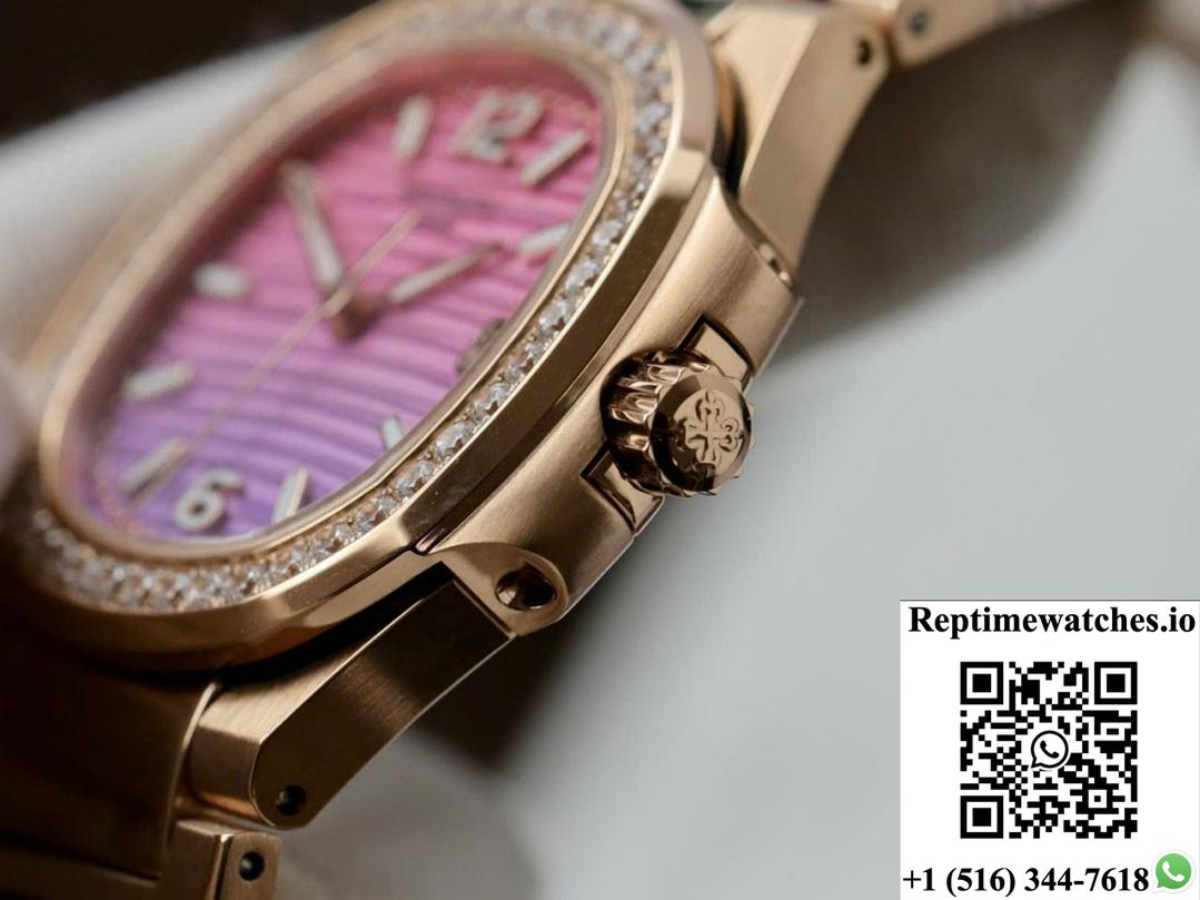 Patek Philippe Nautilus 7010R GR Factory Diamond Bezel