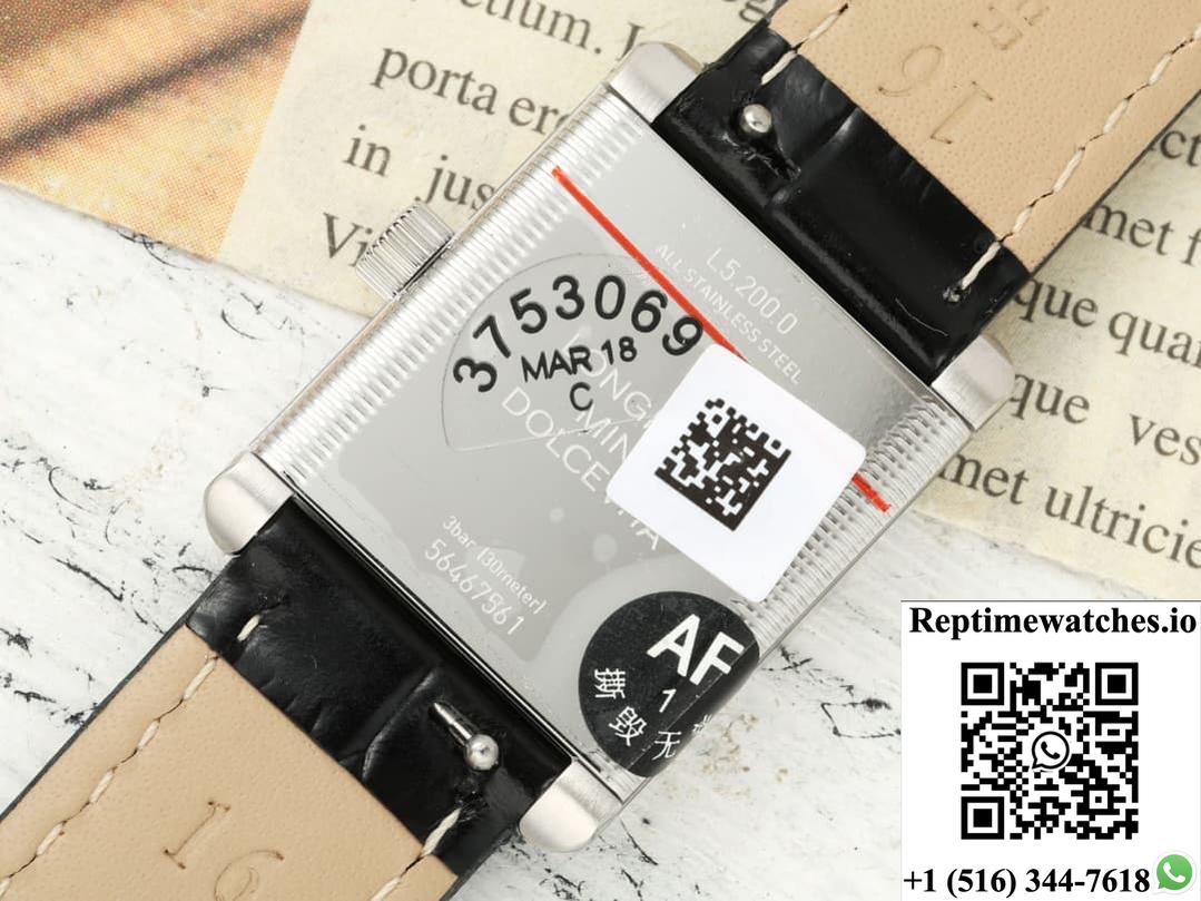 Longines Elegant L5.200.4.75.2 AF Factory Alligator Leather Strap