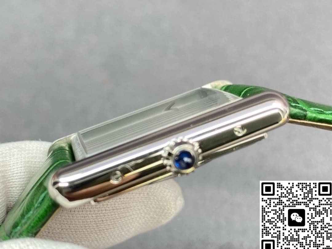 Cartier Tank WSTA0056 F1 Factory Stainless Steel Bezel