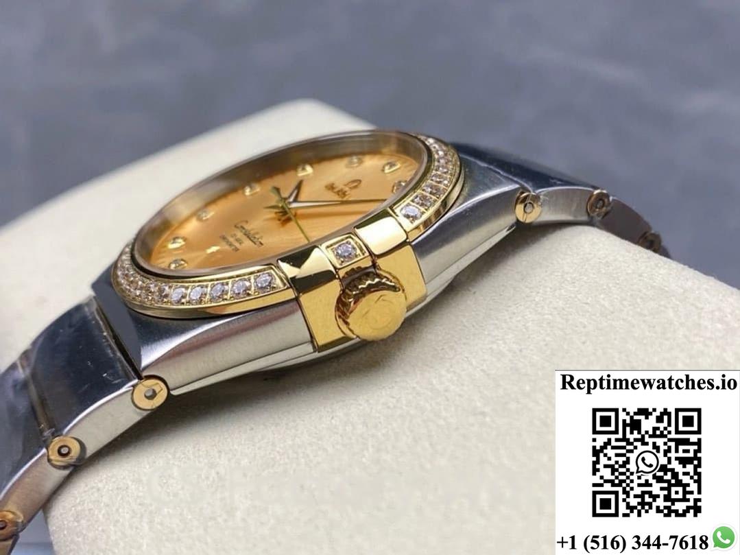 Omega Constellation 123.25.38.21.58.001 M+ Factory Diamond Dial