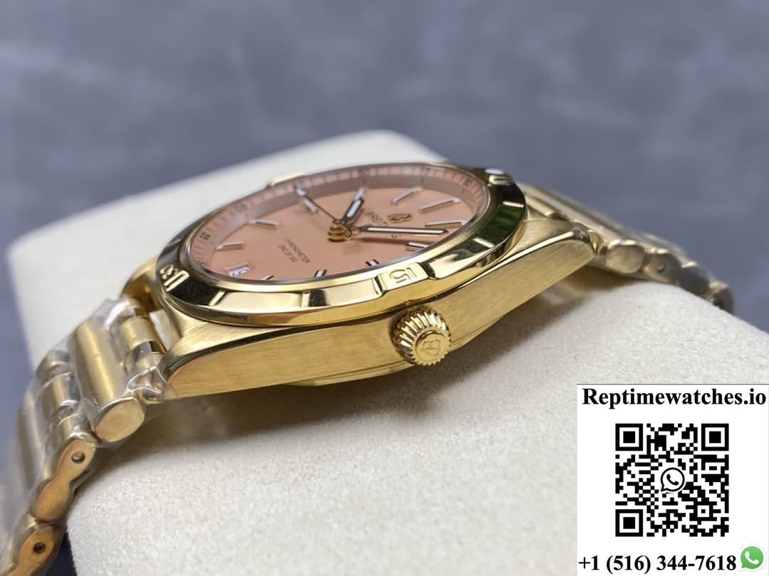 Breitling Chronomat K103801A1A1K1 BLS factory gold color crown