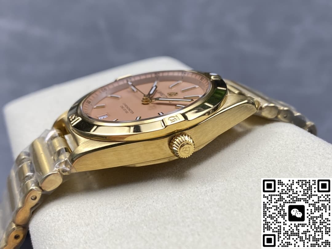 Breitling Chronomat K103801A1A1K1 BLS factory gold color crown