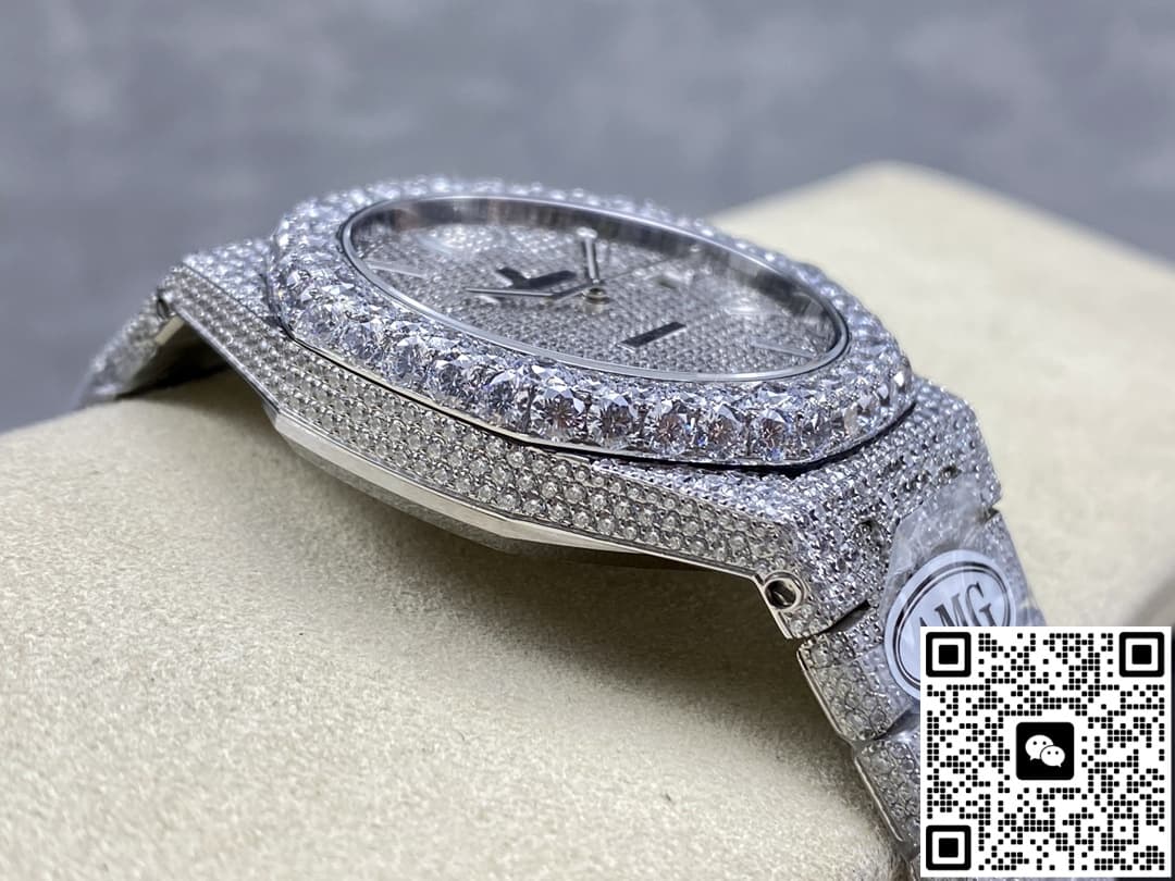 Audemars Piguet Royal Oak 15400ST.011 AMG Factory Diamond Bezel